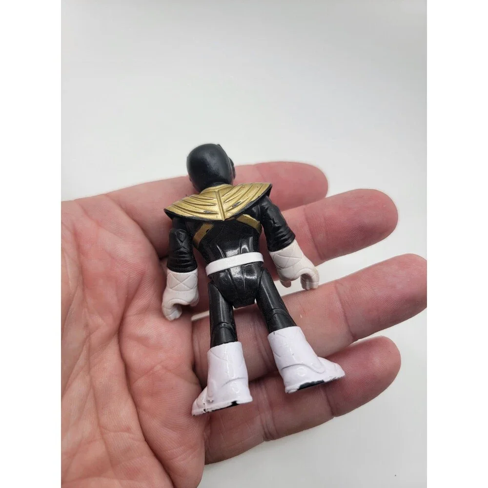 Imaginext Power Rangers BLACK RANGER figure w/gold Alien Invasion armor MMPR